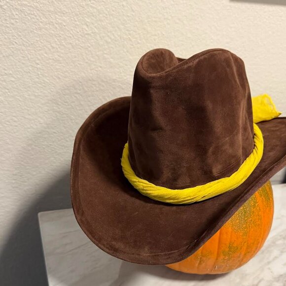 Vintage Bailey U-rollit Dark Brown Velvet Felt Cowboy Hat - Picture 4 of 5